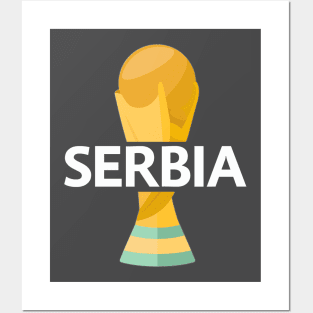 Serbia world cup shirt Posters and Art